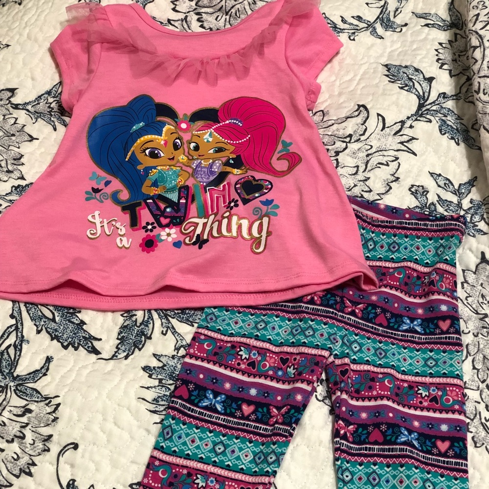 Shimmer & shine legging outfit